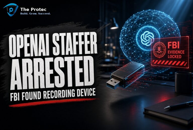 OpenAI Says FBI Arrested Staffer After Office Recording Device Found