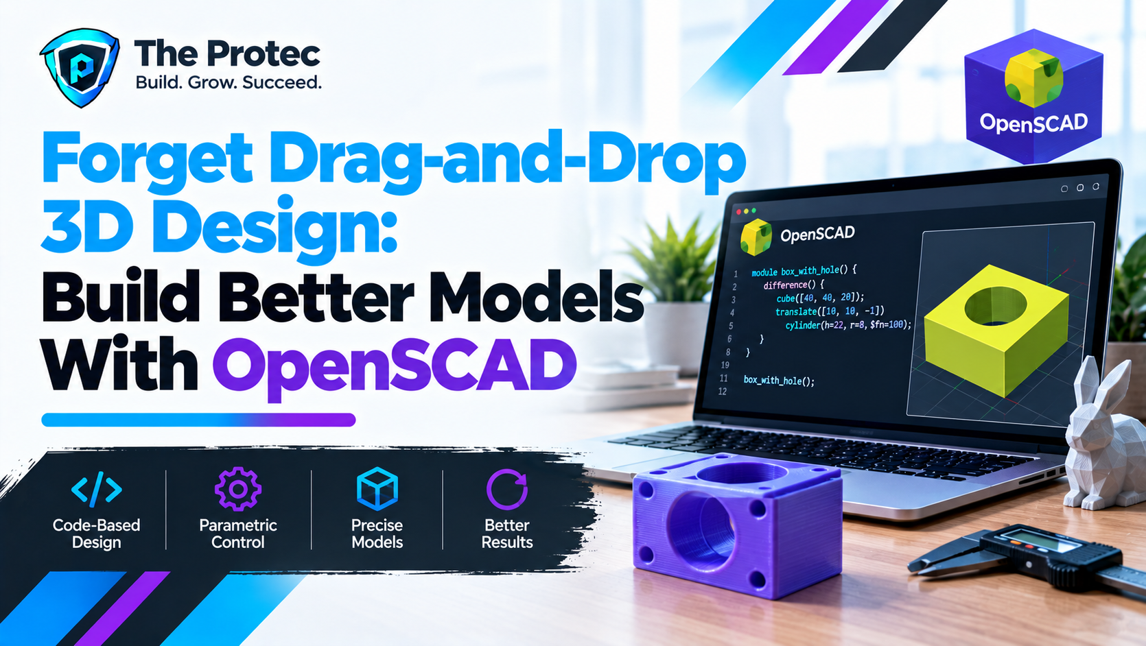 Forget Drag-and-Drop 3D Design: Build Better Models With OpenSCAD
