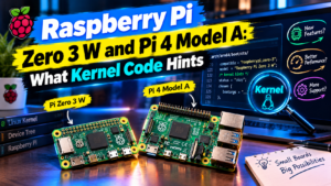 Raspberry Pi Zero 3 W and Pi 4 Model A: What Kernel Code Hints