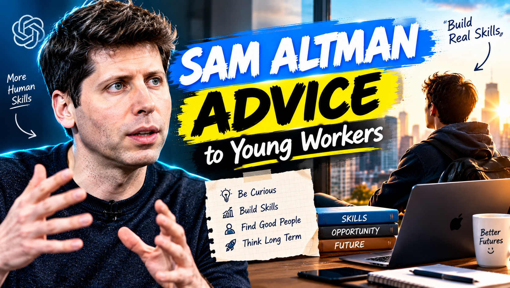 Sam Altman advice to young workers: 7 skills for the AI era