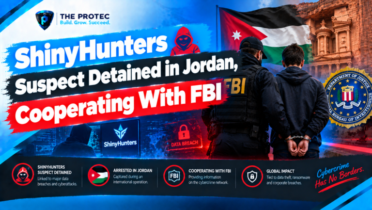 ShinyHunters Suspect Detained in Jordan, Cooperating With FBI