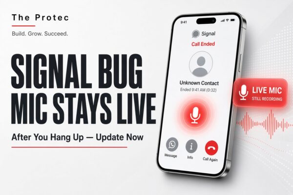 Signal Bug Could Keep Your Mic Live After Call Hang-Up—Update Now