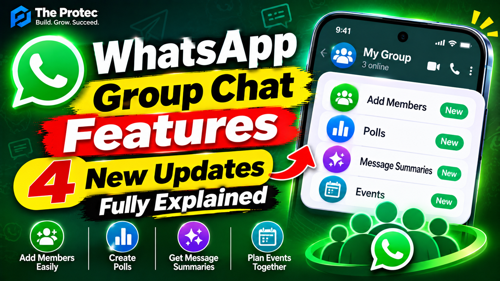 WhatsApp group chat features: Four New Updates, Fully Explained