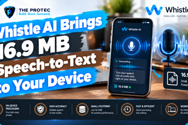 Whistle AI Brings 16.9 MB Speech-to-Text to Your Device