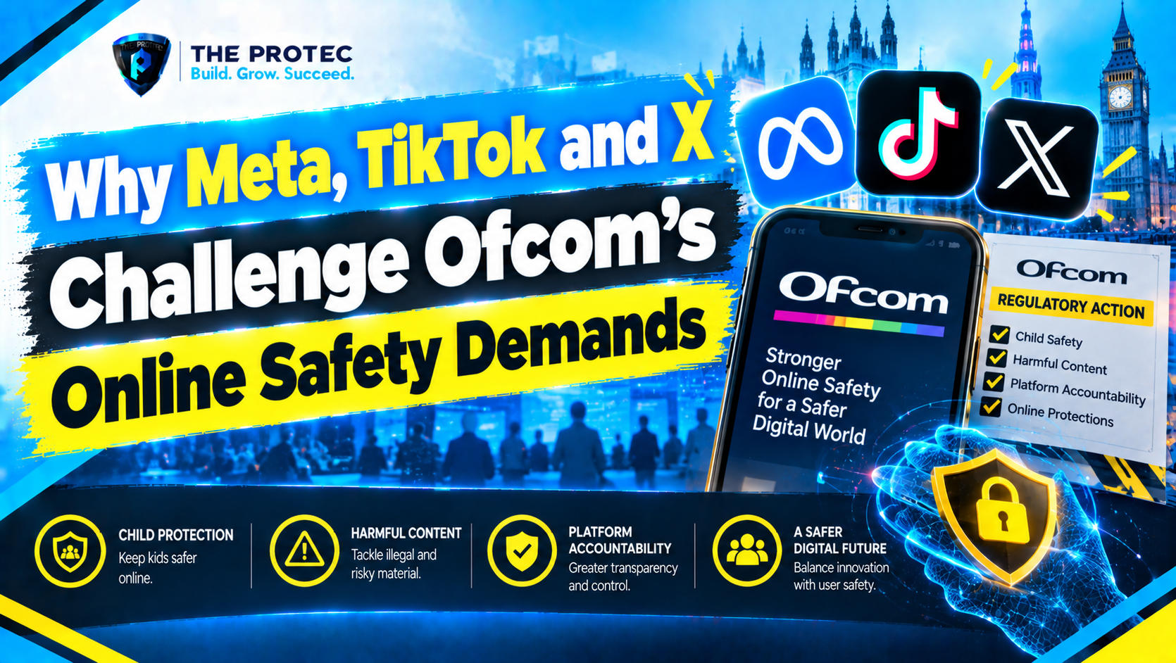 Why Meta, TikTok and X Challenge Ofcom's Online Safety Demands