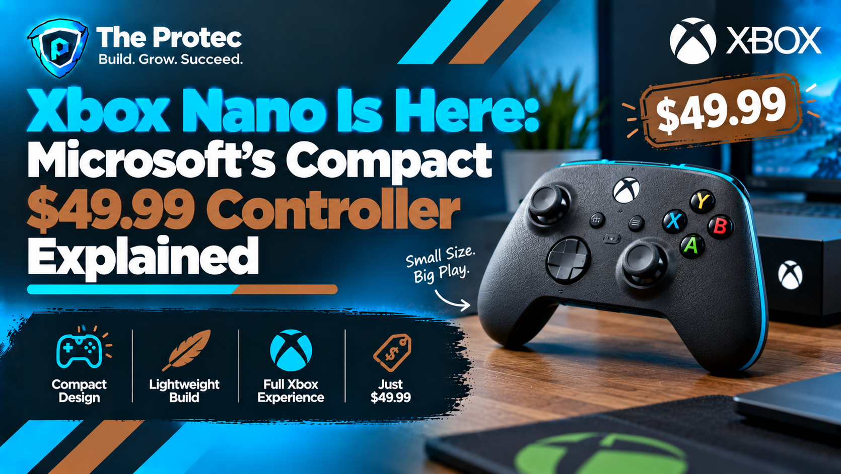 Xbox Nano Is Here: Microsoft's Compact $49.99 Controller Explained