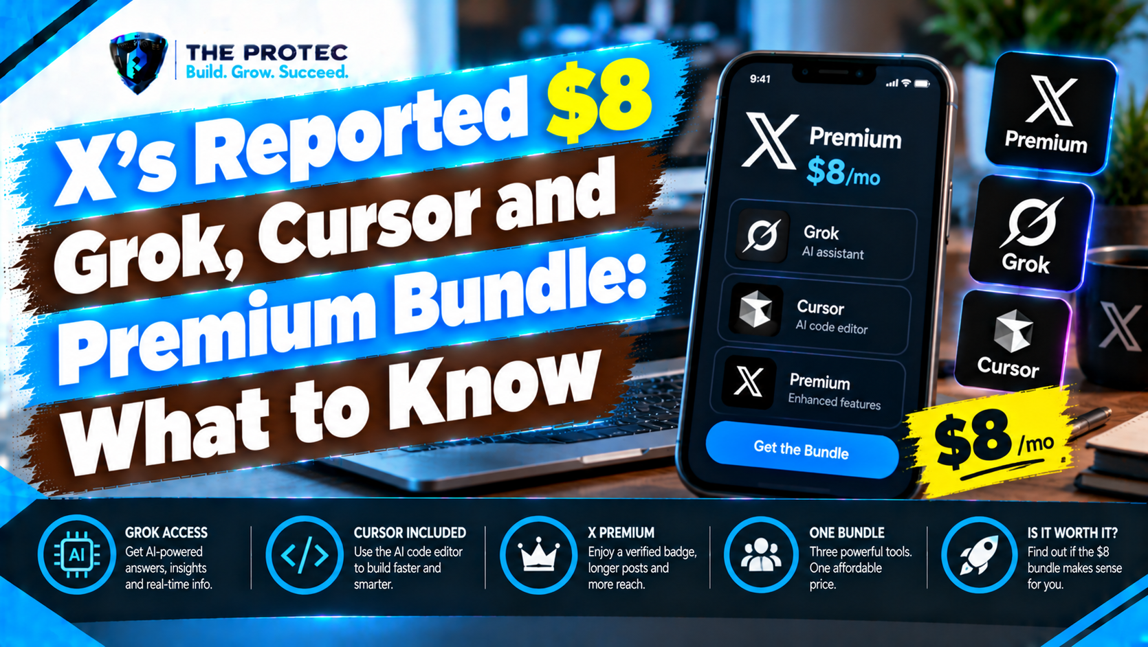 X's Reported $8 Grok, Cursor and Premium Bundle: What to Know