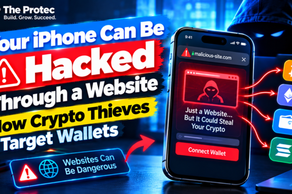 Your iPhone Can Be Hacked Through a Website: How Crypto Thieves Target Wallets
