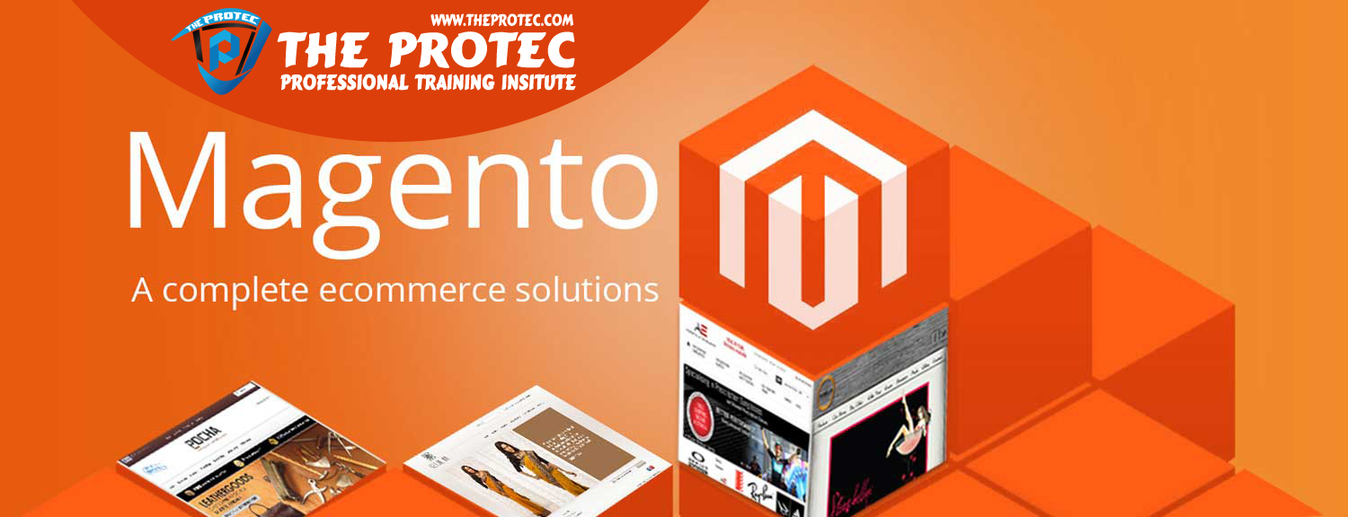 Magento E-Commerce offered at The Protec Computer Institute Naval Colony Karachi.